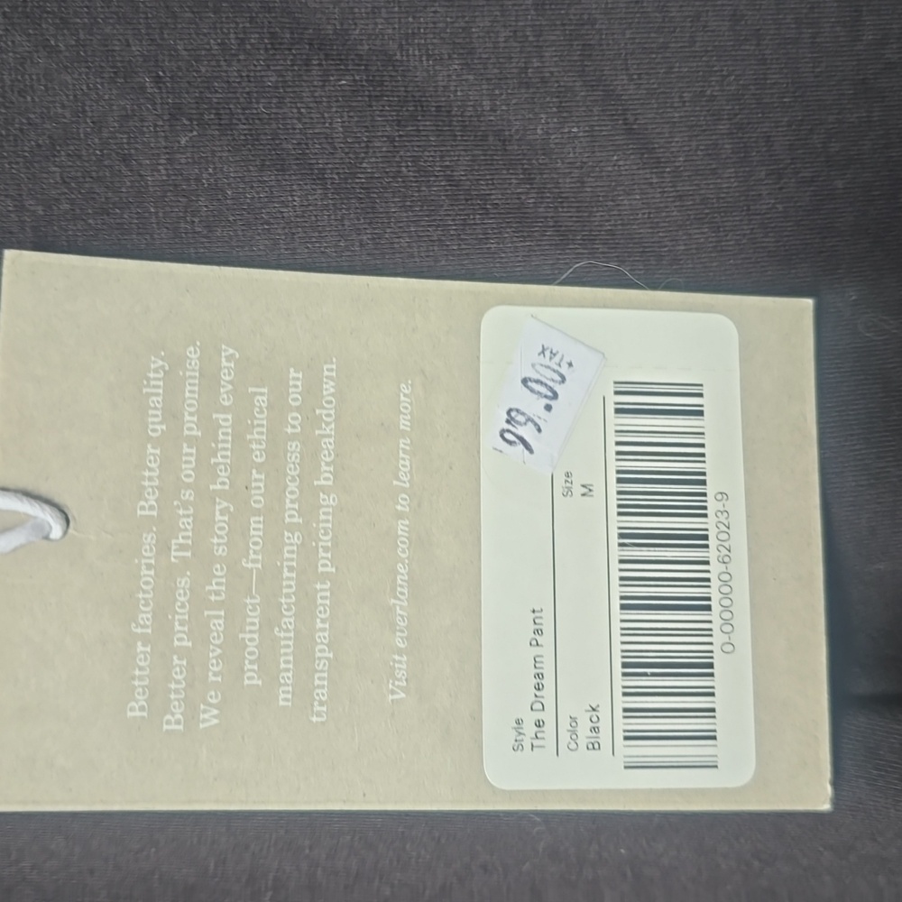 Everlane The Dream Pant Medium M black New - Picture 10 of 14